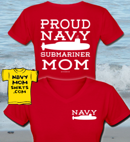 Navy Mom Submariner Shirts for Submarine Moms