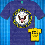 Boys Navy Brother T shirts kid sizes by NavyMomShirts.com