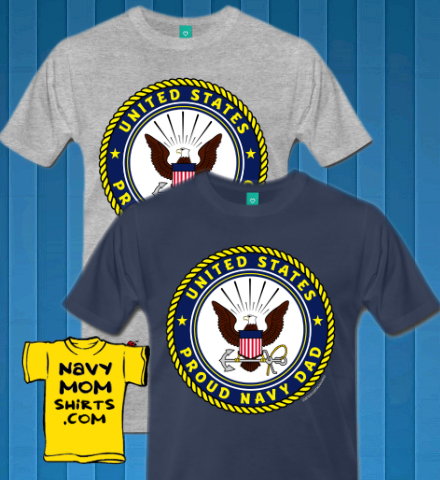 Navy Dad shirts, sweatshirts, hoodies and gifts at NavyMomShirts.com