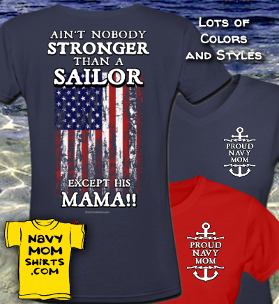 Navy Mom Flag Shirts - Sailor Son by NavyMomShirts.com