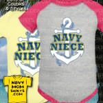 US Navy Baby Clothes - Navy Baby Onesie Snap Shirt by NavyMomShirts.com