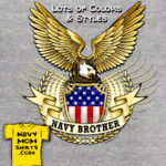 Big Eagle Navy Brother Shirts by NavyMomShirts.com