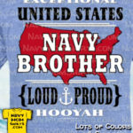 Navy Brother Shirts Loud & Proud by NavyMomShirts.com