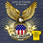 Navy Grandpa Shirts - Big Eagle by NavyMomShirts.com