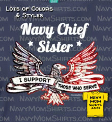Gotta Have! Navy Chief Sister Shirts by NavyMomShirts.com