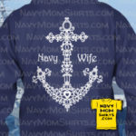 Navy Wife zip up sweatshirts by NavyMomShirts.com