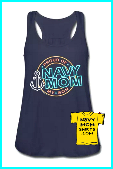 Awesome Navy Mom Shirts Sweatshirts and Gifts in Retro Design by NavyMomShirts.com