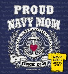 2020 matching navy family shirts at NavyMomShirts.com