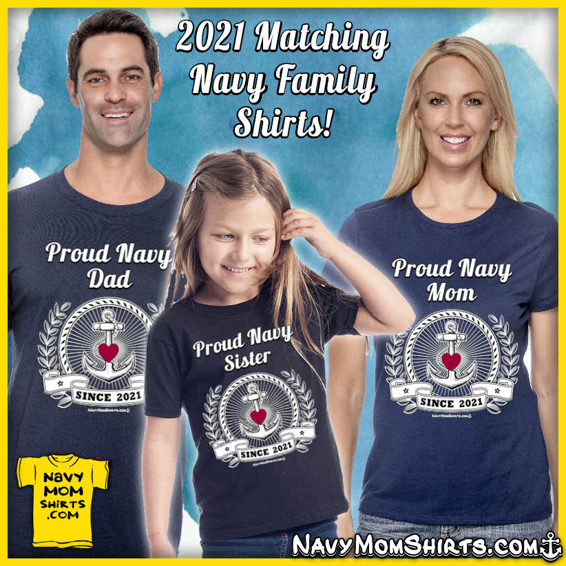 matching navy family shirts 2021 navy grandma mom dad sister wife girlfriend