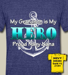 navy nana shirts and gifts proud of navy grandson navy granddaughter