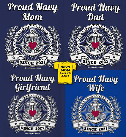 2021 matching navy family shirts