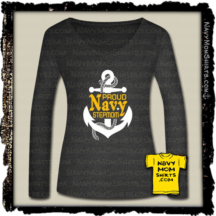 navy stepmom shirt sweatshirt hoodie gift long sleeve shirts
