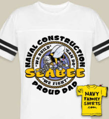 Navy Seabee Dad Tshirts Hoodies Gifts