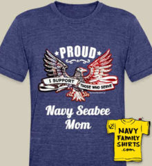 Navy Seabee Mom Shirts Hoodies and Gifts by NavyFamilyShirts.com