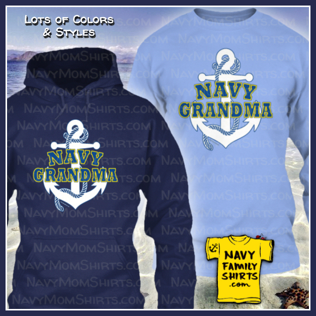 navy grandma shirts sweatshirt gifts mug anchor tees matching navy family shirts