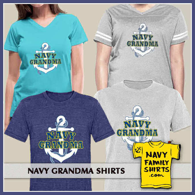  navy grandma shirt tees tshirt sweatshirt gifts personalized custom